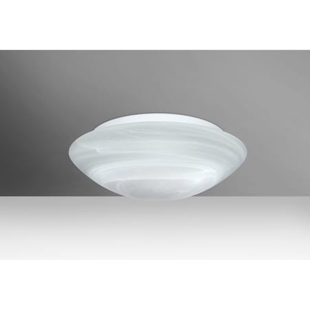 Besa Lighting Nova 13 Ceiling, Marble, 2x60W Incandescent 977152C